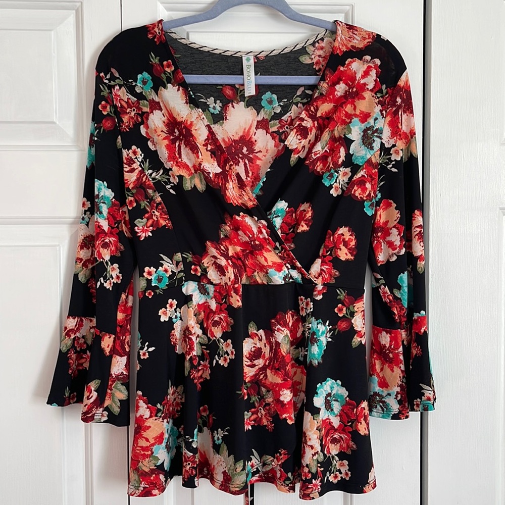 3/4 sleeve blouse
